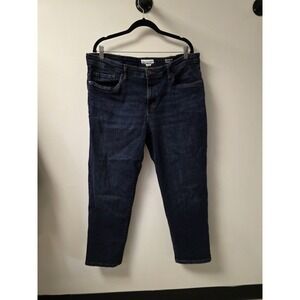 English Laundry Harrow Straight Fit Jeans‎ Men's 38x30 Dark Wash Stretch Denim
